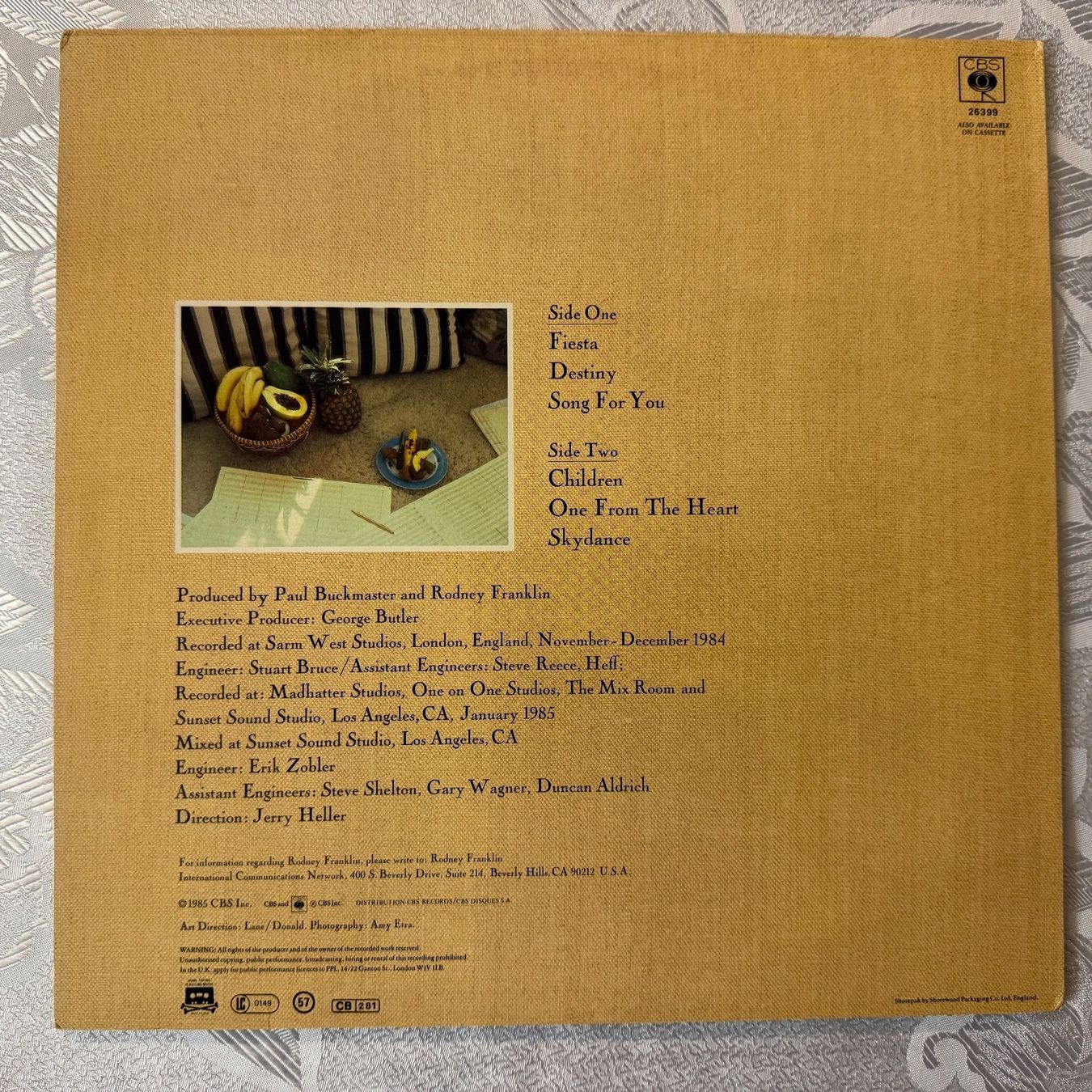 Dischi in vinile: RODNEY FRANKLIN - SKYDANCE – Usato da Zürich venduto da fehlton 1