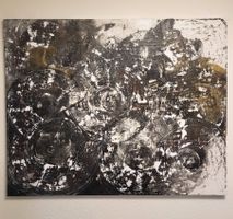 CC ART, CH Künstlerin, Acrylgemälde 80x100cm, auf Leinwand!