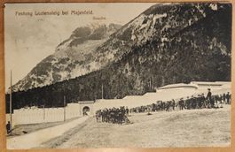 Festung Luziensteig bei Maienfeld um 1910