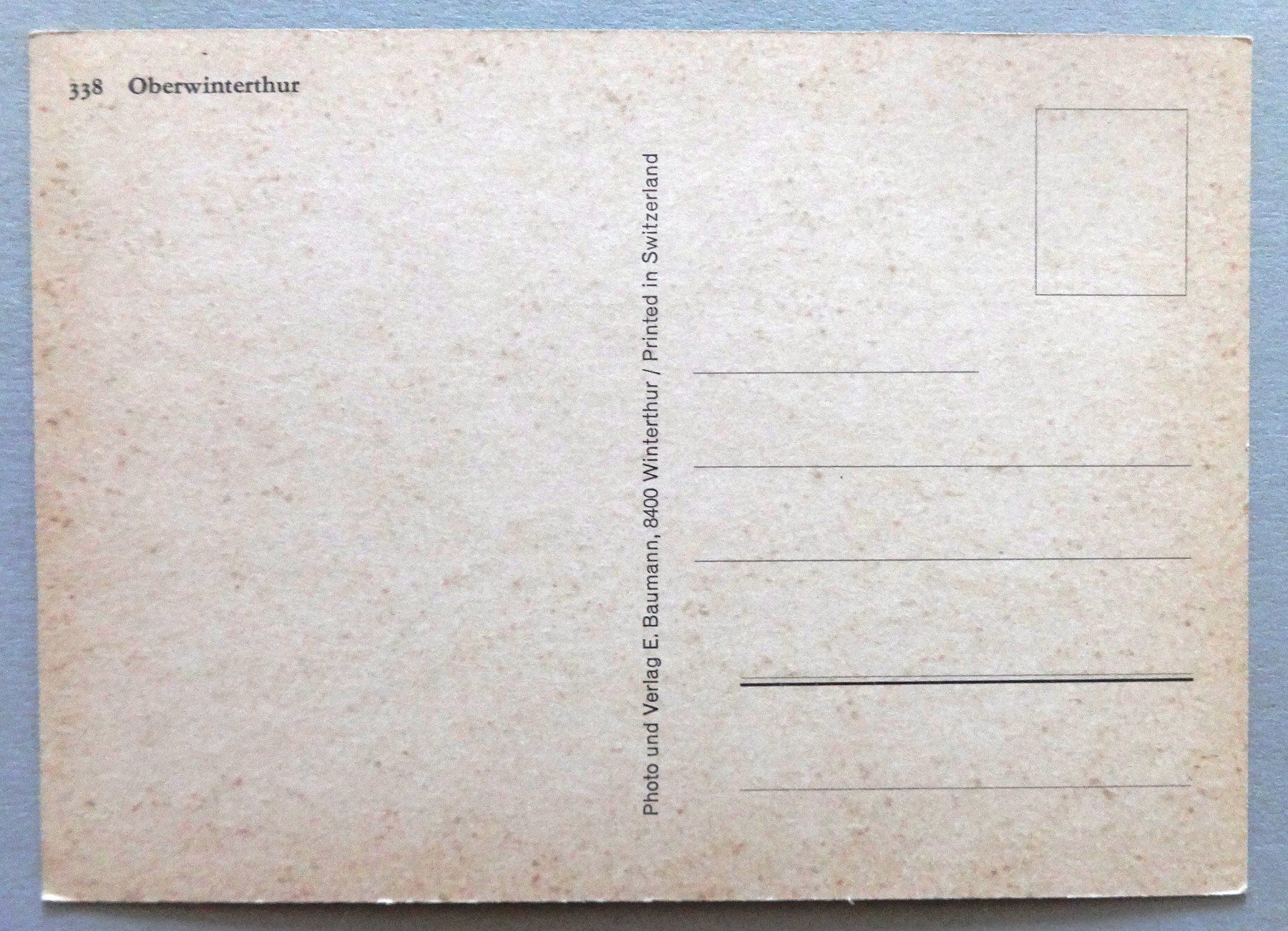Cartes postales: Oberwinterthur – D'occasion à Fétigny par Billy2miny 1