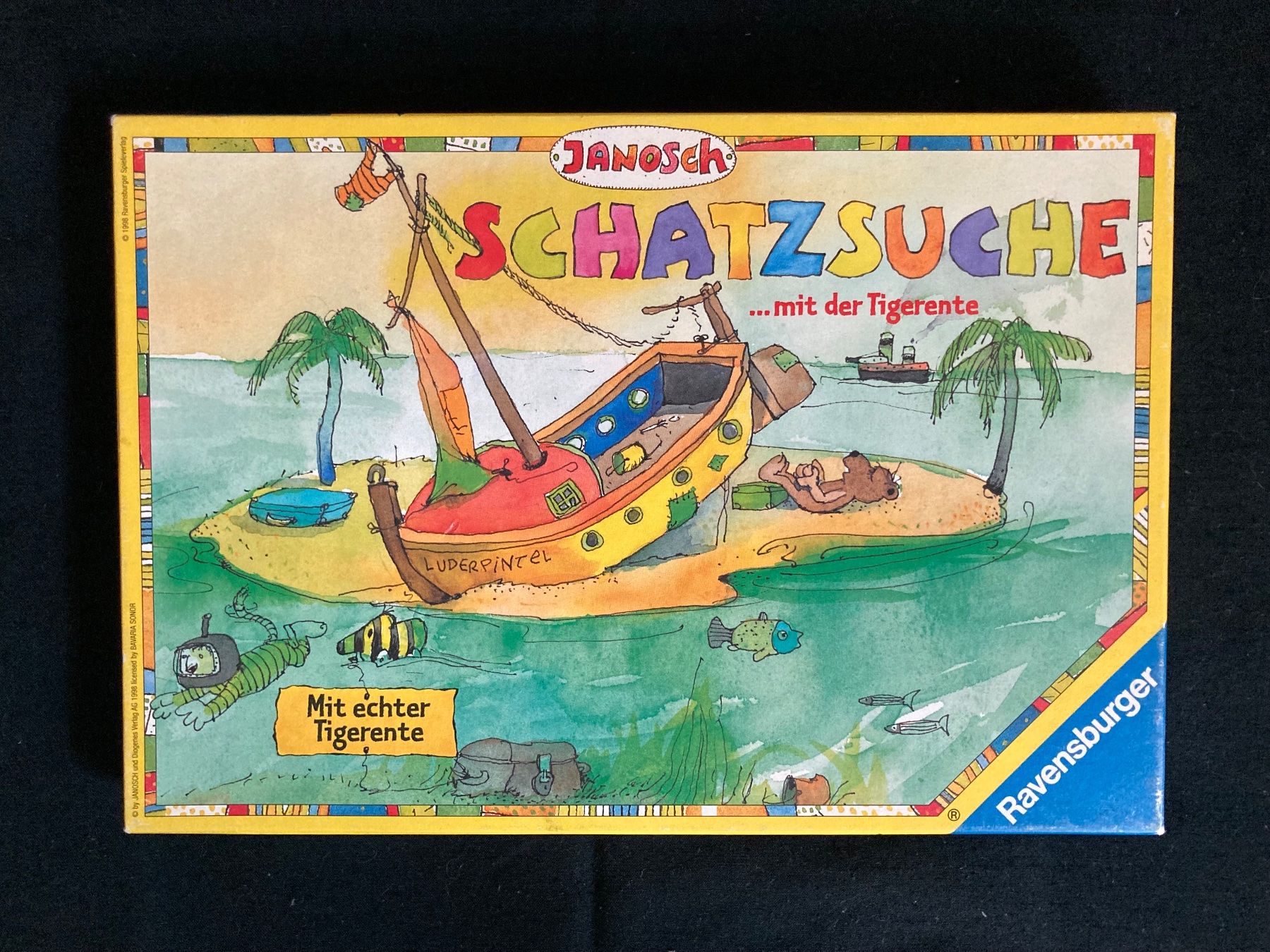 Ravensburger Spiele: Janosch, Spiel Schatzsuche mit der Tigerente – Gebraucht aus Zürich von Gustavo_Bianco