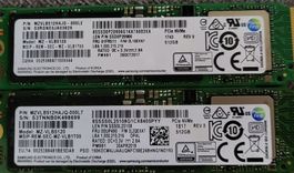 2x Samsung SSD 512GB PCIe NVMe M.2 - gebraucht