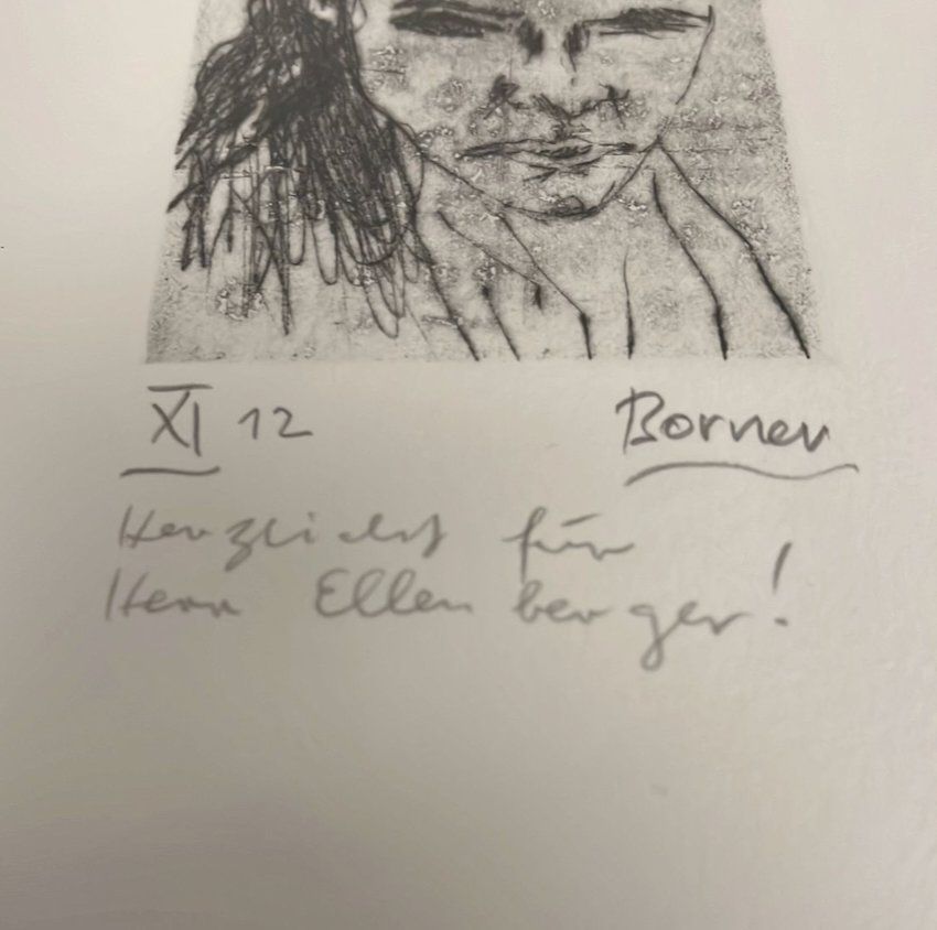 Gemälde: Radierung handsigniert Urs Borner     (ID 7167) – Gebraucht aus Gelterfingen von art-and-more 2