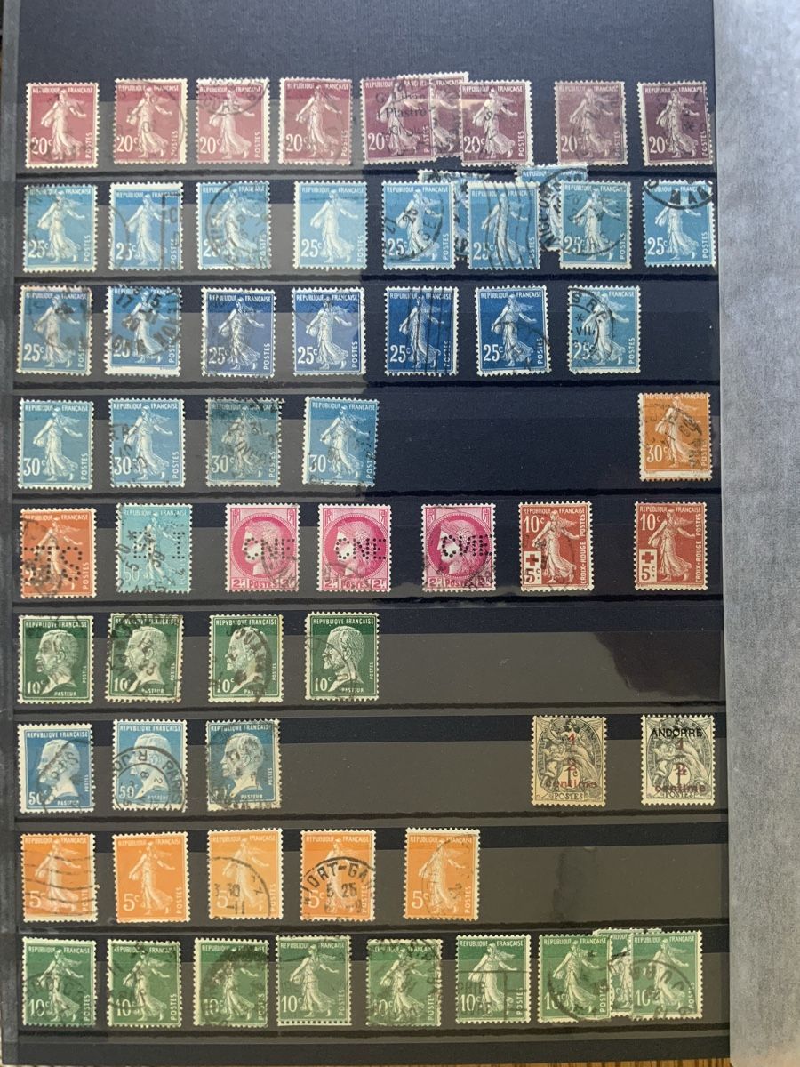 Alle Briefmarken: Frankreich Briefmarken – Gebraucht aus Binningen von chr_cr5n 5