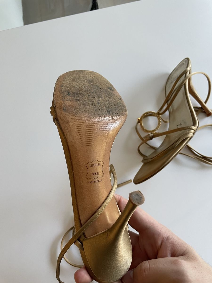 Stuart Weitzman Scarpe da donna: Stuart Weitzman doré Talons (Taille-39,5) – Usato da Genève venduto da iry_67wr 3