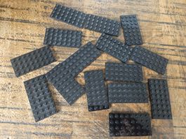 lego 3035 lot de 15 pièces Black Plate 4 x 8