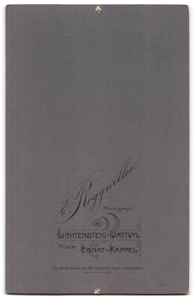 Fotografie &  Plakate: Fotografie E. Roggviller, Lichtensteig-W – Gebraucht aus Berlin von bartko-reher 1