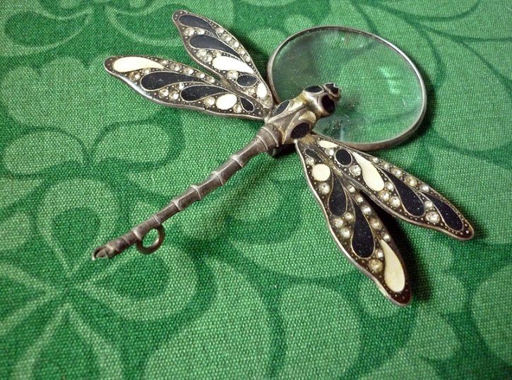 Sonstiges zu Optik: Pierre-Bex -  Art-Deco Libele mit Lupe - Anhänger Kette – Gebraucht aus Adliswil von di_hans 2