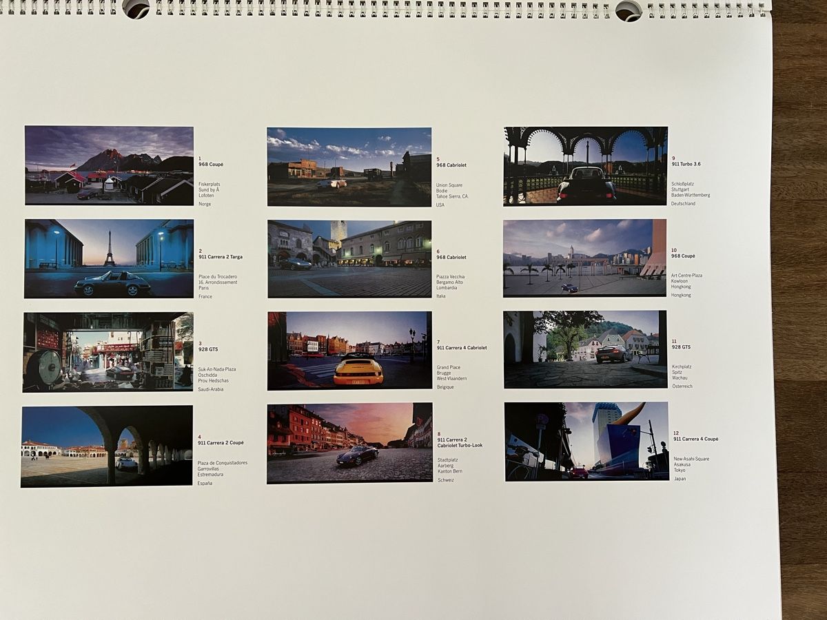 Porsche Kalender: 3 x Porsche Kalender 1993 1994 1995 – Gebraucht aus Weesen von Elmax1 3