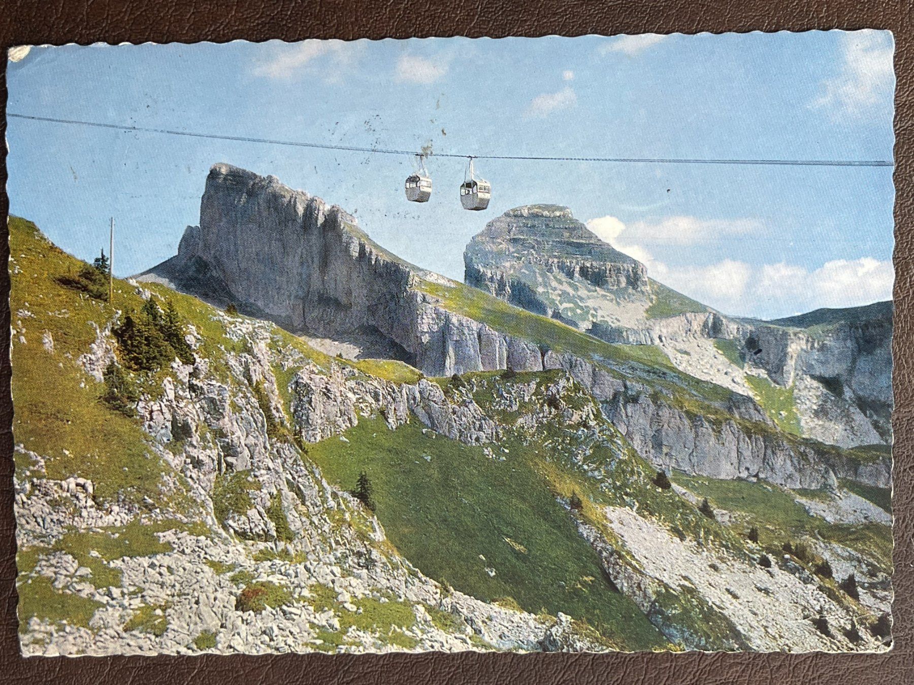 Cartoline postali: Leysin - La Berneuse - Luftseilbahn – Usato da Steg VS venduto da danwer74