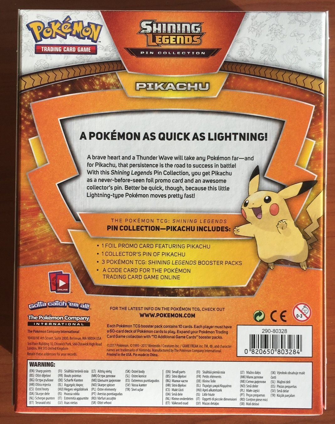 Pokémon Carte collezionabili: Pokémon Shining Legends Pin Collection Neu Sealed – Nuovo e nell'imballaggio originale da Dornach venduto da Deco89 1