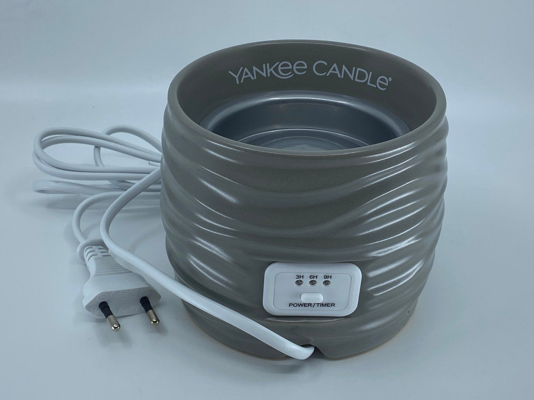 Yankee Candle Kerzen: Yankee Candle Noah Grey Meltcup Warmer mit Timer – Neu und originalverpackt aus Langwiesen von rtWebshop 5