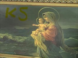 Stella Maris Bild, Muttergottes+Kind, Hüterin der Seefahrt