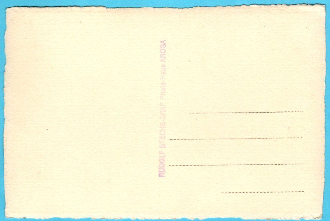 Cartoline postali: Arosa Weisshorn 1925 im Sommer – Usato da Zürich venduto da Sion2006 1