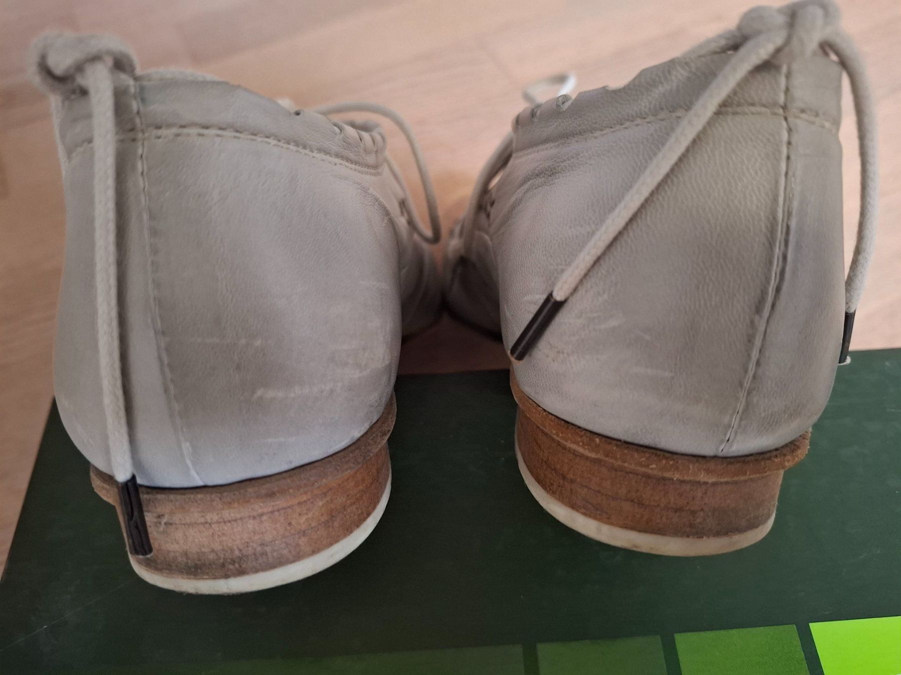 Scarpe da donna: Marithé François Chirbaud, Lederschuh in hellgrau, Gr. 38.5 – Usato da Wolhusen venduto da Pindha05 4