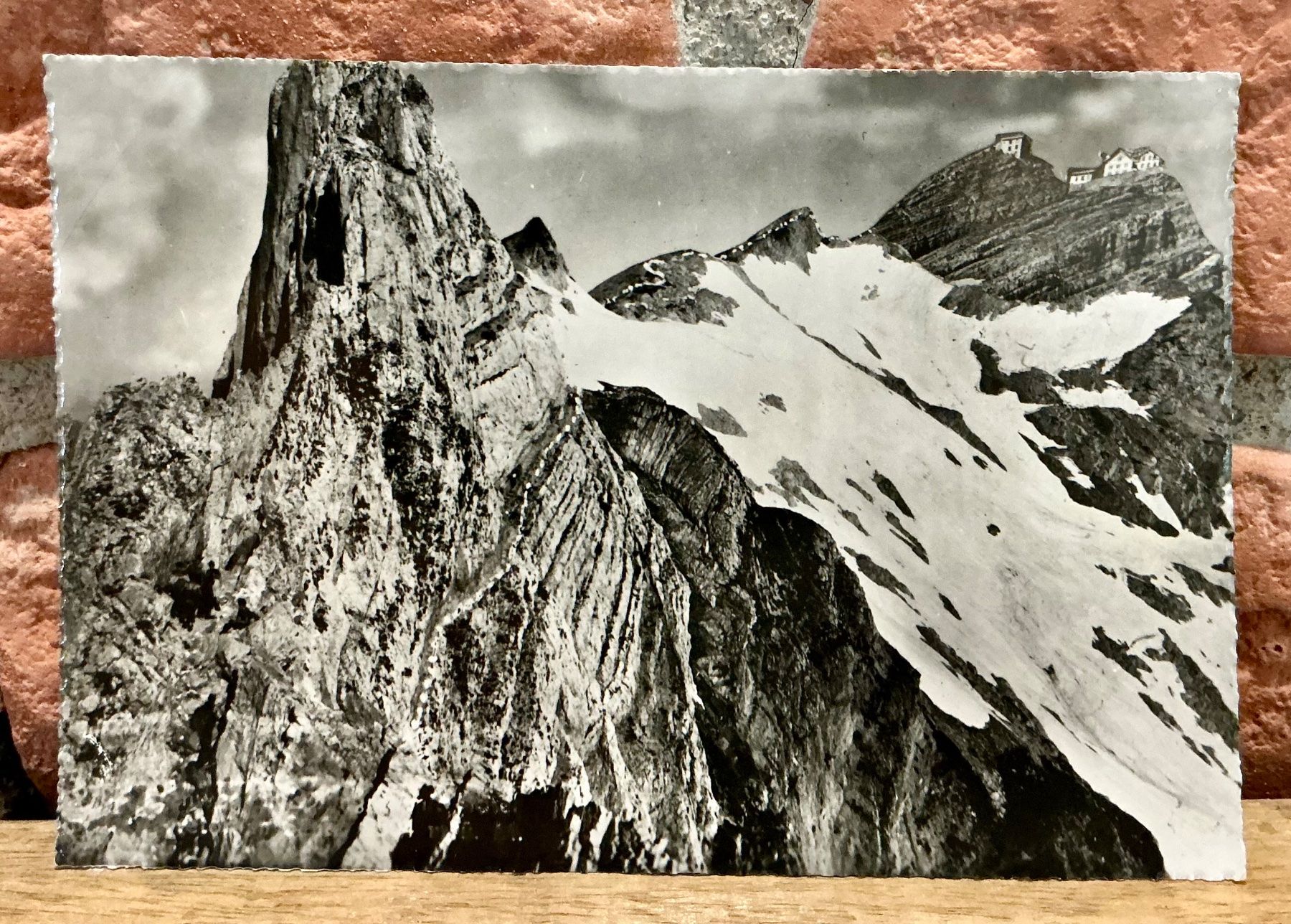 Cartoline postali: 1957 - Lysengrat mit Säntisspitze - Grossformat – Usato da Root venduto da ENGLAND-TREASURES