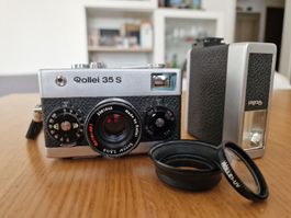 Rollei 35S Compact Film Camera & Sonnar 40mm f2.8 + extras