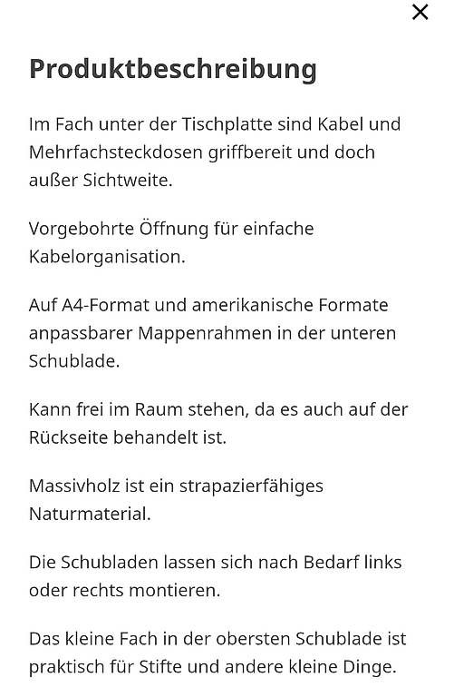 Schreibtische: Schreibtisch Hemnes von Ikea  – Gebraucht aus Meggen von ste_b5g7 4