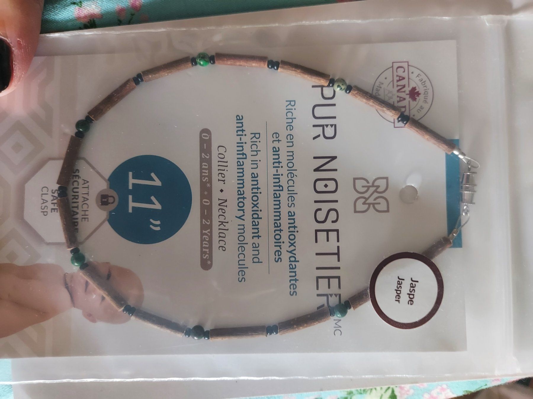 Ketten: Collier bébé noisetier – Neu und originalverpackt aus giez von sylronorid