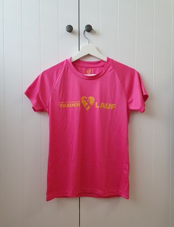 Runningshirt Sportshirt Frauenlauf pink Backprint S/36