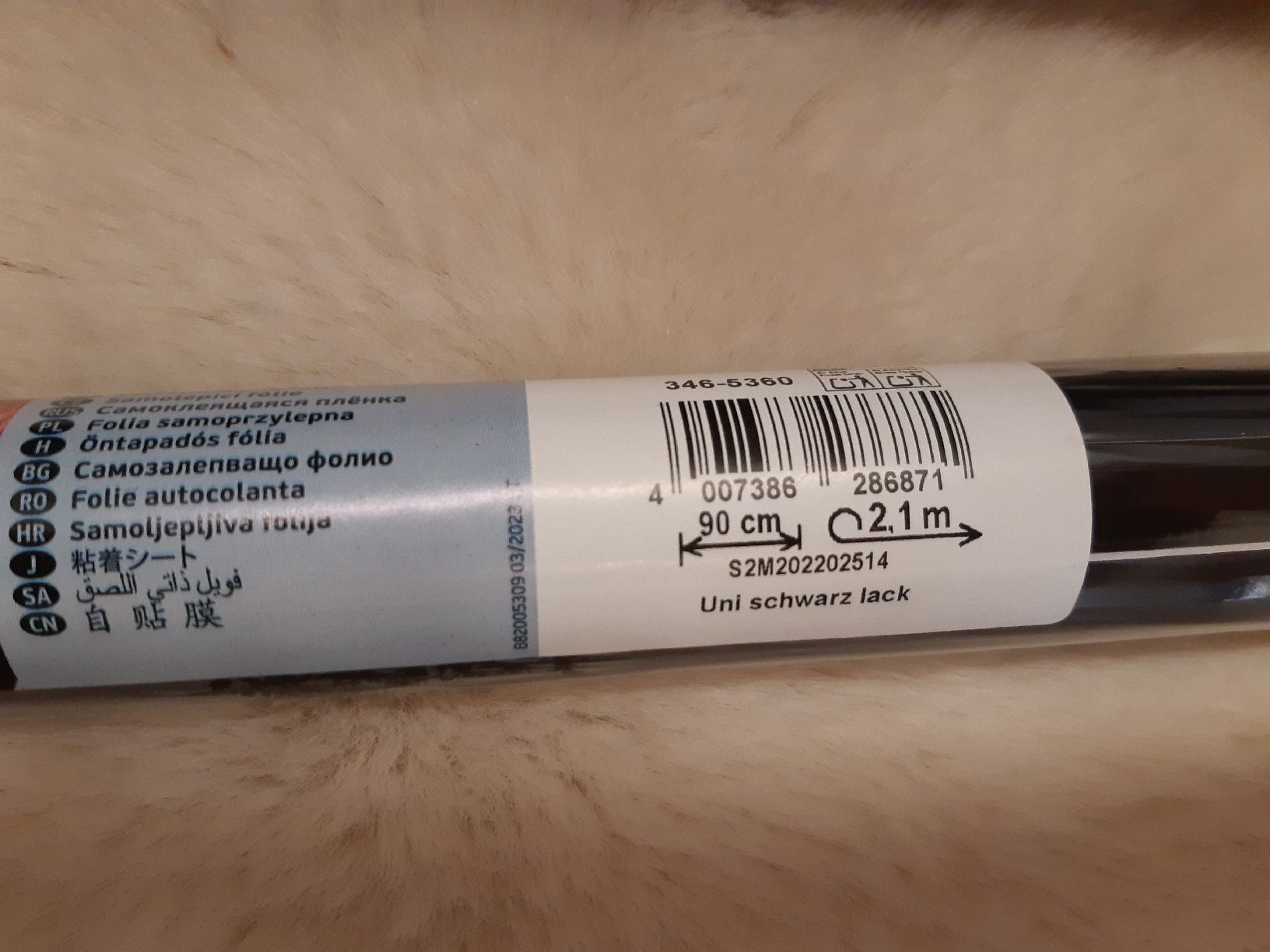 Sonstige Dekorationen & Accessoires: schwarze selbstklebende folie – Gebraucht aus Toffen von Gwunderegge77 1