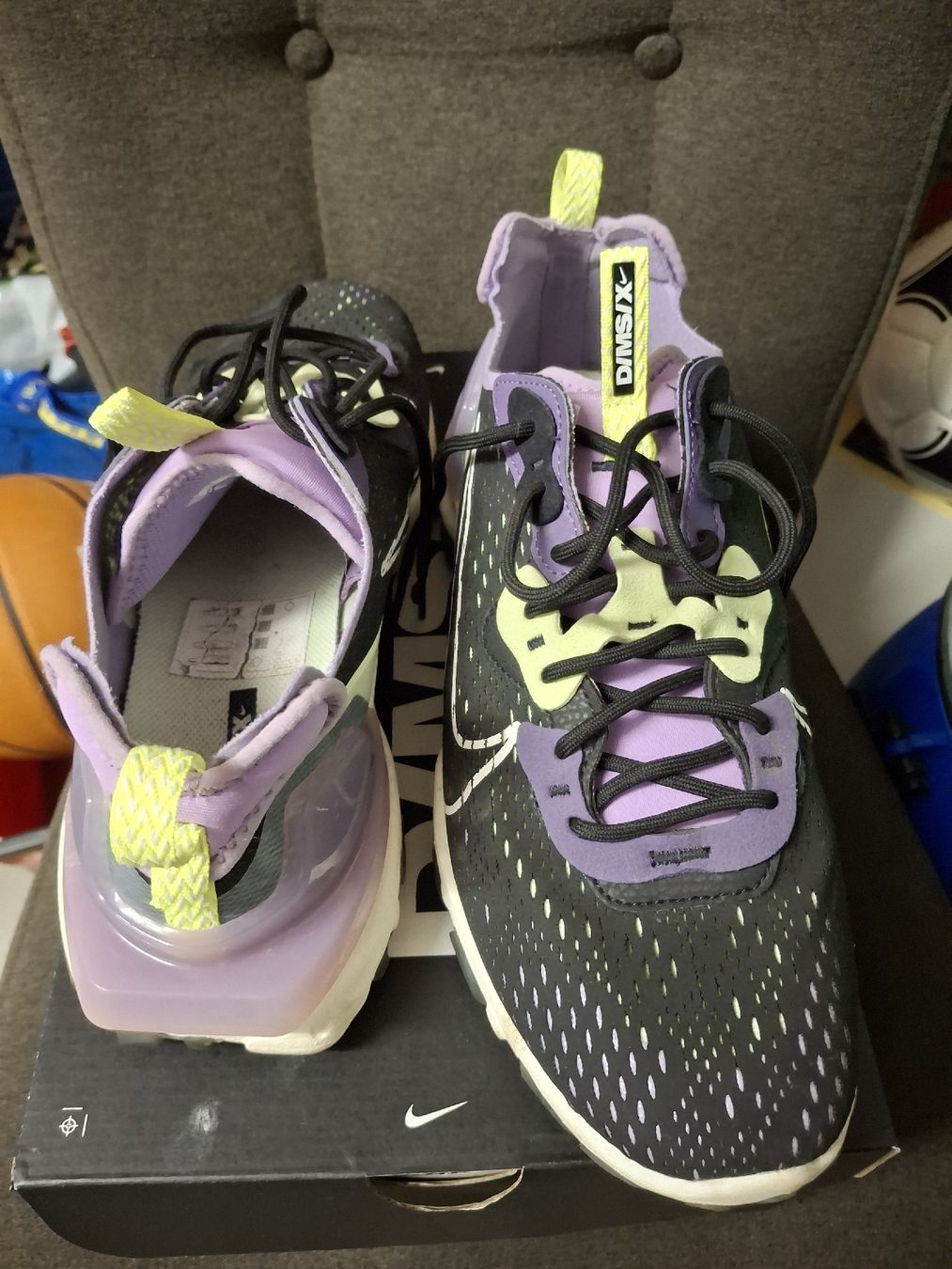Scarpe da uomo: Nike React Vision D/MS/X Black Purple - US 11.5 - 45.5 – Usato da Colombier NE venduto da nur_9kj9 2