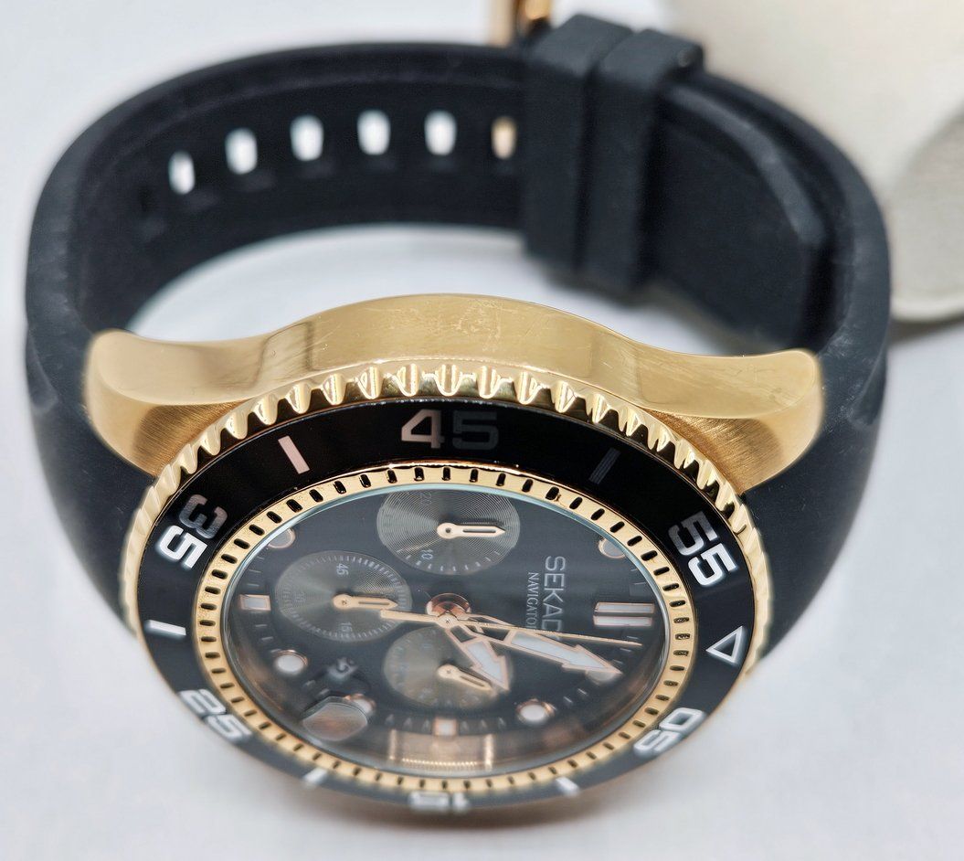 Orologi: SEKADO Navigator Gold Edition – Nuovo (secondo la descrizione) da Zürich venduto da Numark 3