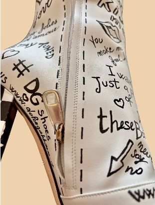 Dolce & Gabbana Scarpe da donna: DOLCE& GABBANA LEDERSTIEFEL - LIMITIERTE AUFLAGE – Usato da Zurich venduto da MX1000 5