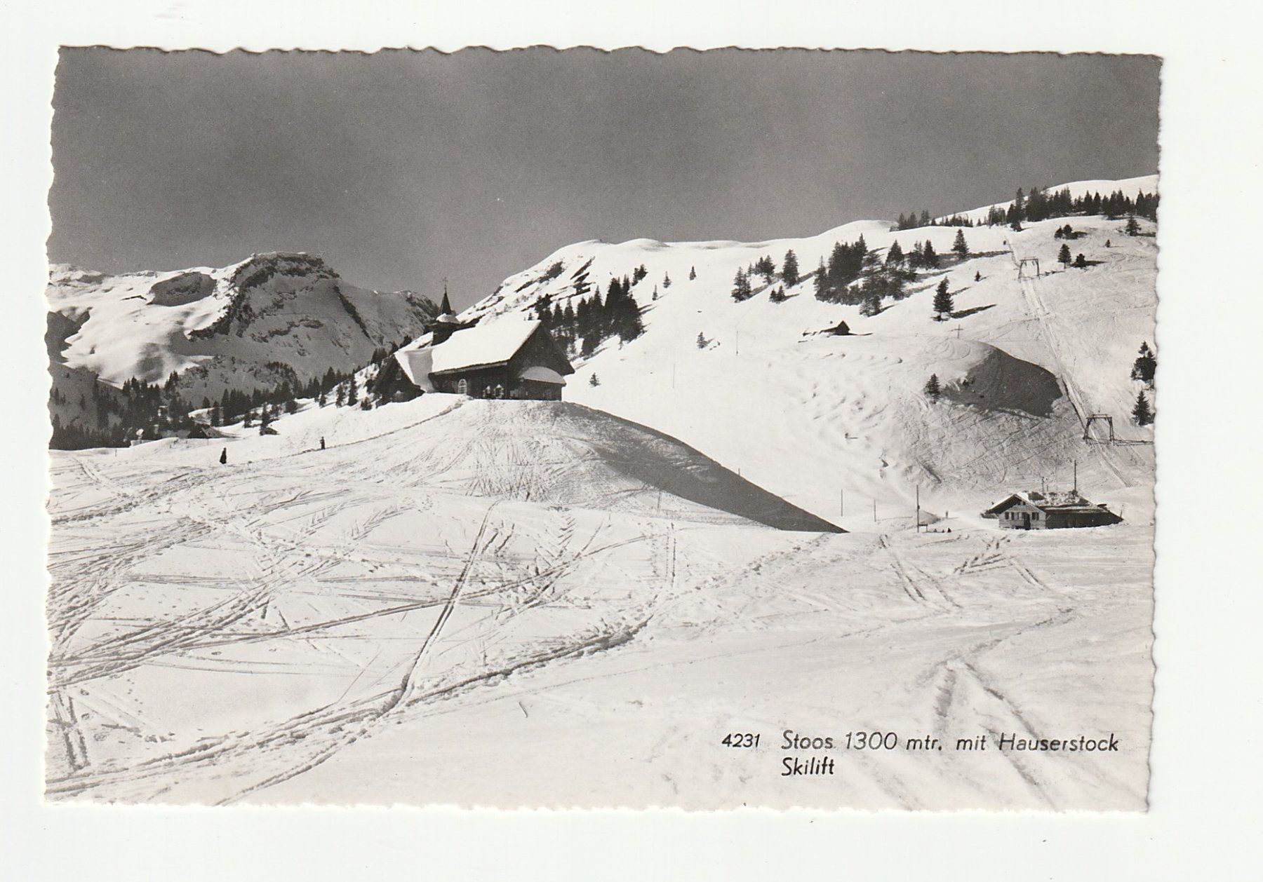 Cartes postales: Ansichtskarte Stoos mit Hauserstock Skilift – Neuf (Voir description) à St. Gallen par Ricardo_Deals
