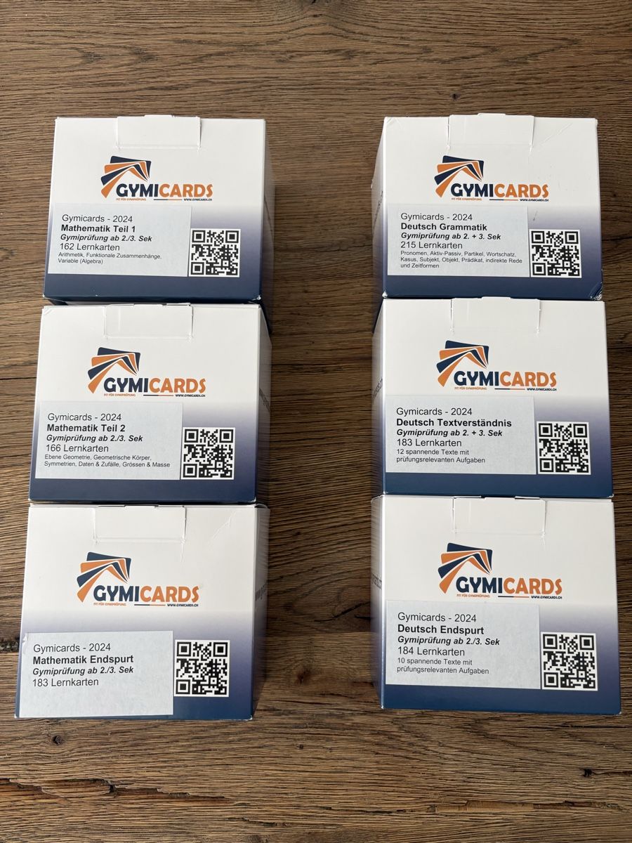 Altro materiale scolastico: Gymicards 2024, komplettes Set mit Ordnern – Usato da Arth venduto da Windig
