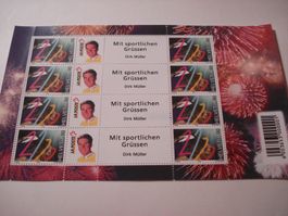 Bogen  Milleniumsmarken 1999 **, Swiss Post Team Dirk Müller