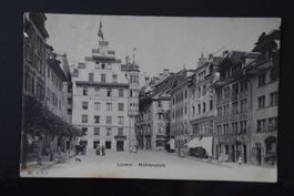 AK Luzern, Mühlenplatz 1906
