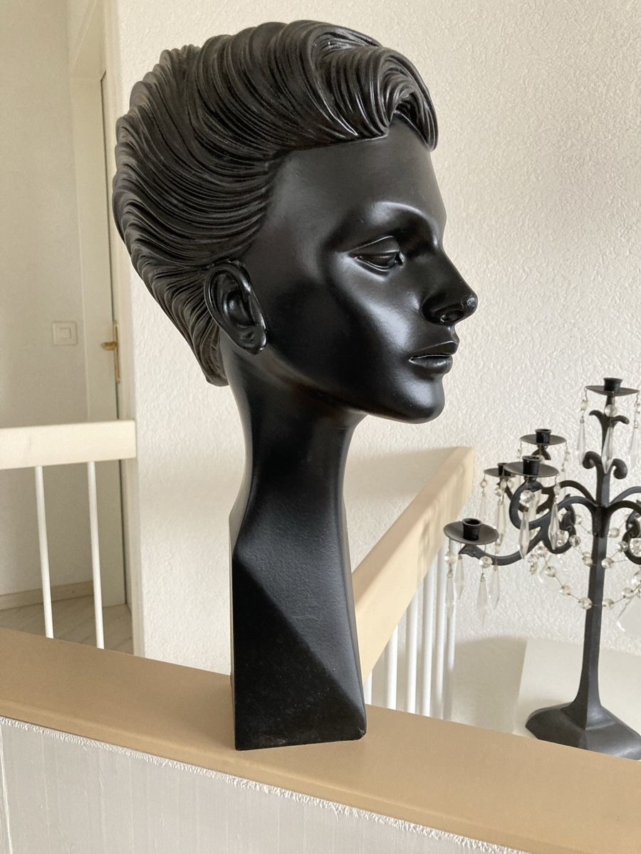 Statuette: Frauenkopf schwarz 47 cm – Usato da Zuchwil venduto da Mauz2