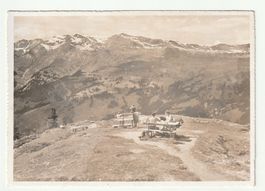 Alte Postkarte Arosa, Roter Tritt mit Schanfigg, Graubünden