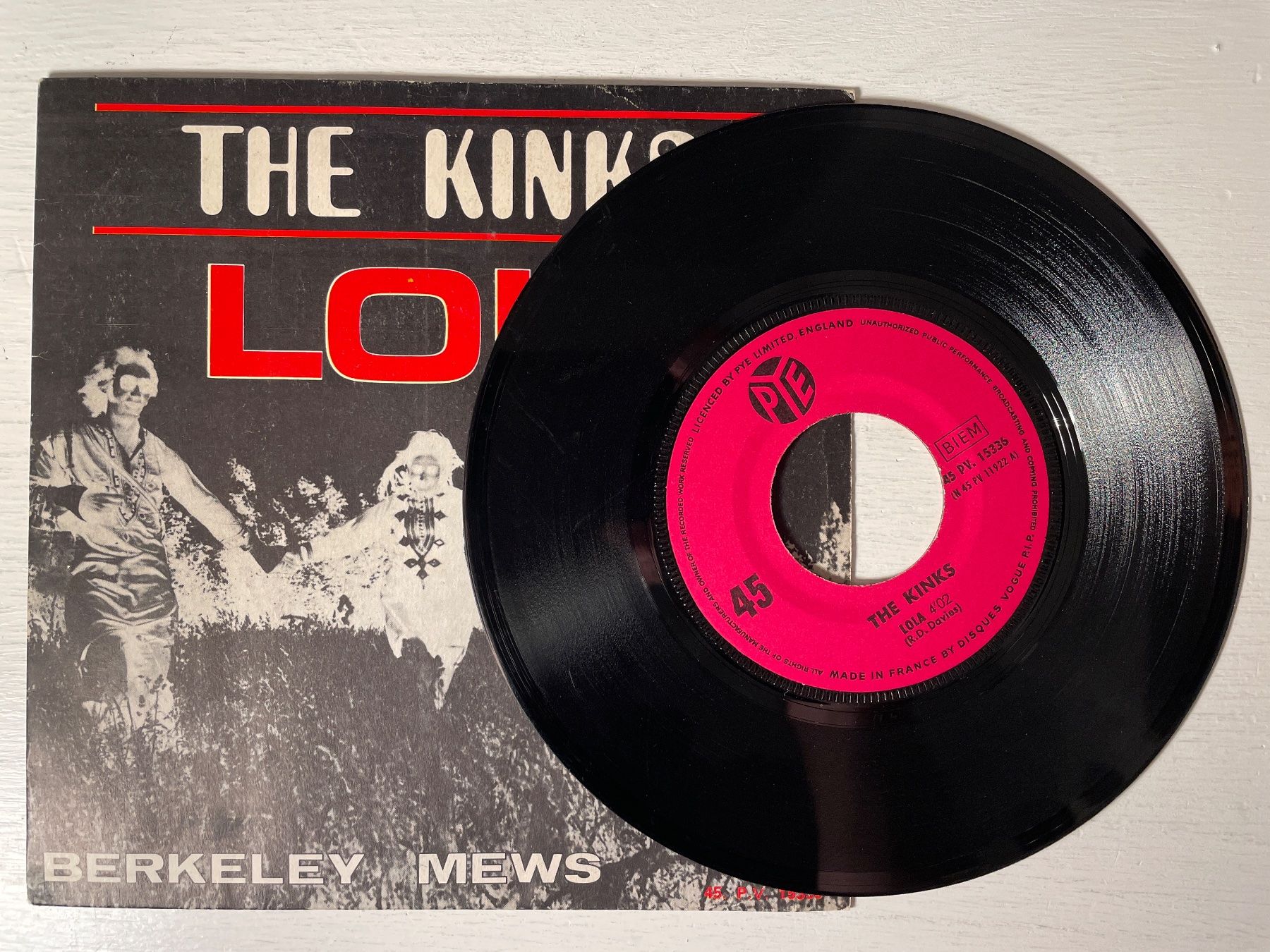 Dischi in vinile: Kinks - Lola - 7" Single, 1970, French Release – Usato da Zürich venduto da Andy_t71 1
