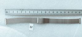 Uhrenarmband Stainless Steel 16 mm Anstoss, Silber Farbe