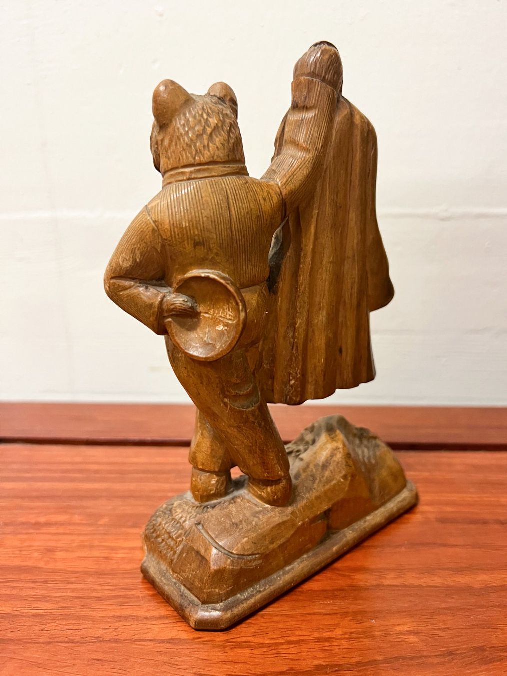 Sculture & Statue: Geschnitzter Holzbär mit Thermometer, Brienzer Tradition – Usato da Basel venduto da jansim123 6