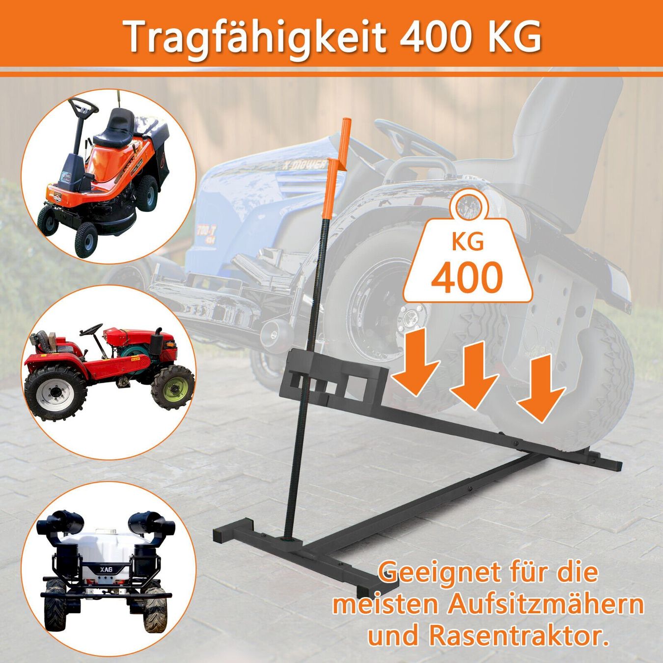 Tous les outils: Rasentraktor Heber 400 kg – Neuf avec emballage d'origine à Bottighofen par zaap 5