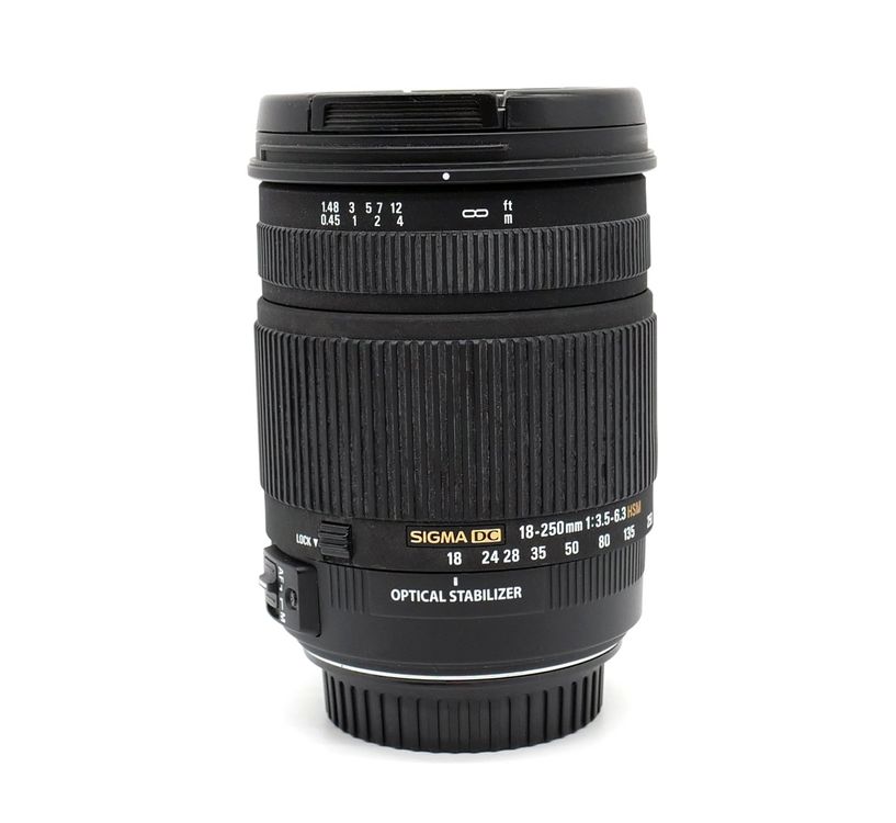 Sigma DC 18-250mm F/3.5-6.3 OS HSM Objektiv für Canon EF-S (Gebraucht ...