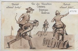 Armee Suisse - Humor - Concours hippiques modernes