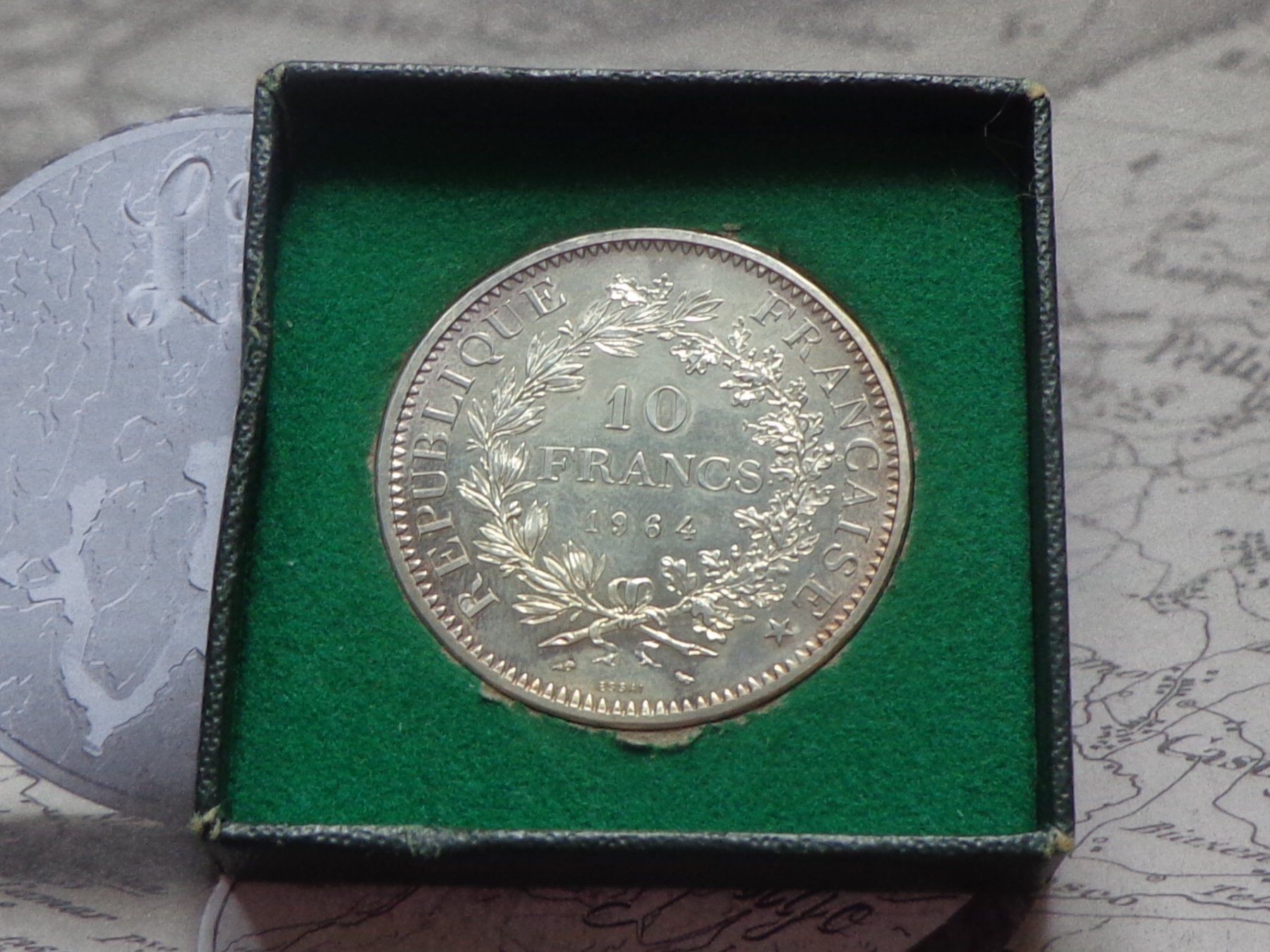 Alle Münzen: ESSAI 10 Fr. 1964 "Hercule" ESSAi - Très RARE 3500 ex. – Gebraucht aus Pully von UCA01 1