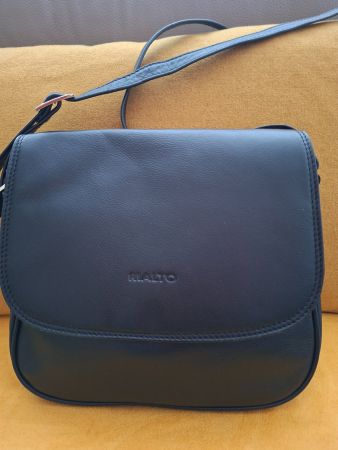Sac bandoulière Rialto cuir noir bon état