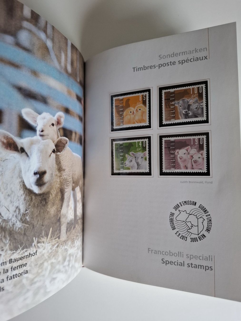 Tutti i francobolli: Schweiz 2013  Briefmarken-Jahrbuch . Postfrisch. – Nuovo (secondo la descrizione) da Schaffhausen venduto da R_Muzh 6