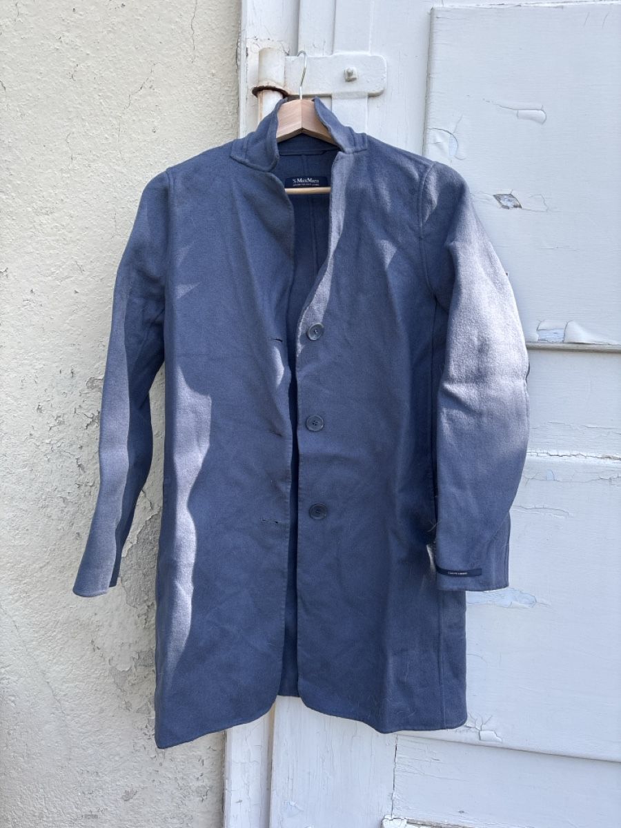 Max Mara Mäntel: MaxMara Jacke Blau  – Gebraucht aus Arlesheim von schnsel