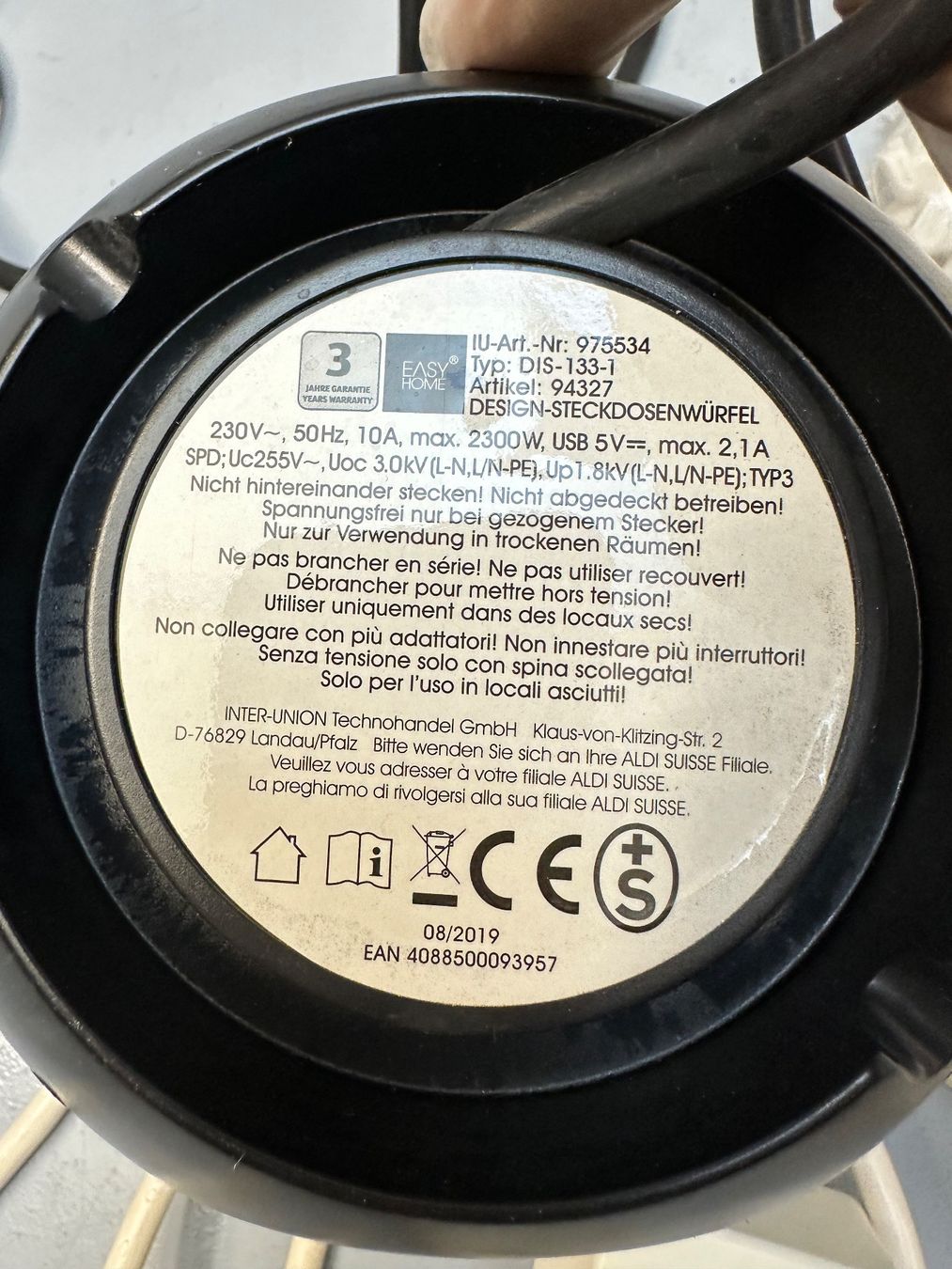 Stecker: SCHALTER/KABEL/STECKER DIV AB 1.-!!! – Gebraucht aus Zürich von NIKI777 8