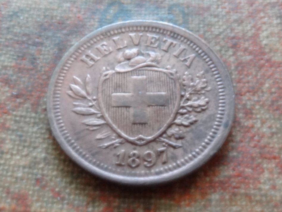 Tutti le monete: 1 Rp. 1897  (D) – Usato da Romanel-sur-Lausanne venduto da Swift13