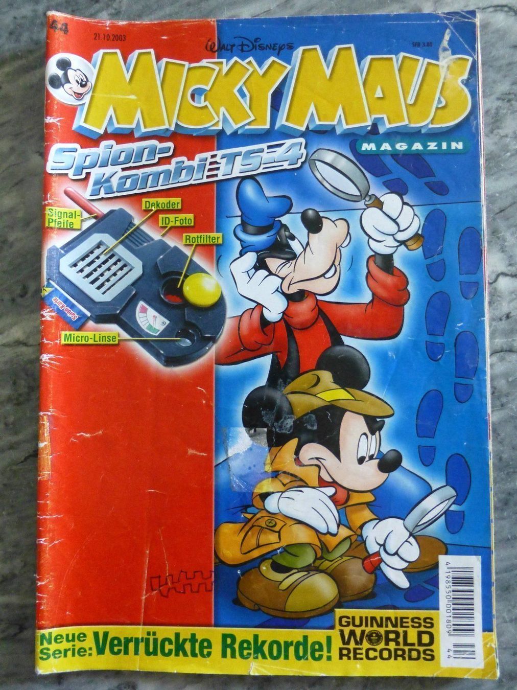 Fumetti: Micky Maus Heft - Nr. 44 / 21.10.2003 – Usato da Basel venduto da Falconis