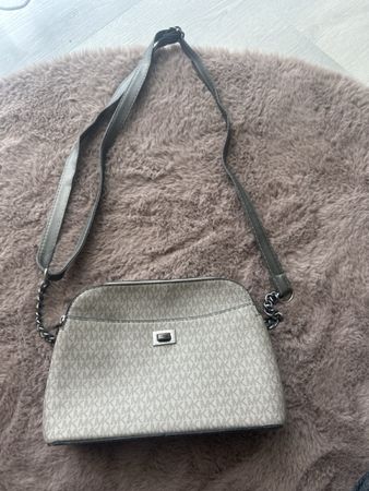 Elegante Umhängetasche in Grau/Schwarz – Neu & unbenutzt