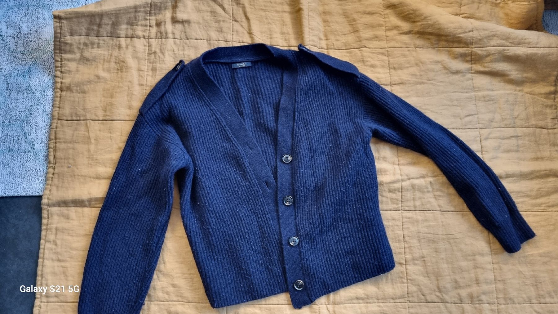 Massimo Dutti Maglioni & Felpe: Massimo Dutti Strickjacke, Grösse S Dunkelblau, Wolle – Usato da Bad Zurzach venduto da Mfritzli