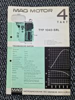 Original Prospekt MAG Motor 1040-SRL, Rapid, Aebi